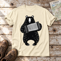 Bär mit Steirischer – T-Shirt Unisex