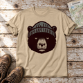 Bär mit Strickmütze – T-Shirt Unisex