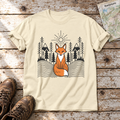Fuchs im Tannenwald – T-Shirt Unisex