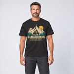 Mann trägt Bankgeheimnis – T-Shirt Unisex in Schwarz, Ansicht von vorn