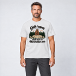 Mann trägt Pfeift dich ein Murmeltier aus – T-Shirt Unisex in Weiß, Ansicht von vorn