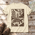 Schildkröte im Linolschnitt – T-Shirt Unisex
